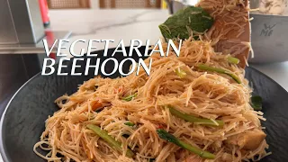 Easy 15 Minute Vegetarian Bee Hoon Recipe!