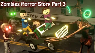 Zombies Horror Story Part 3 | Siren Head Game | Gulli Bulli Horror Story | Make Joke Horror