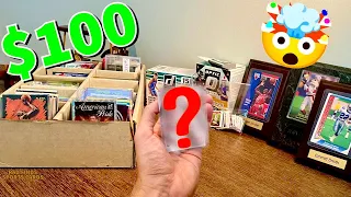 $100 SPORTS CARDS BOX FROM GOODWILL…INSANE ROOKIE FOOTBALL CARDS FOUND!