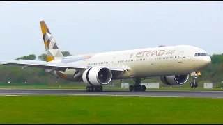 Close up Plane Spotting at Manchester Airport, RW05R Arrivals | 04-05-23