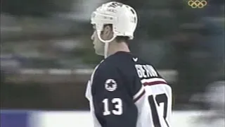 Bill Guerin Goal - USA vs. Belarus, 2002 Olympics Round Robin