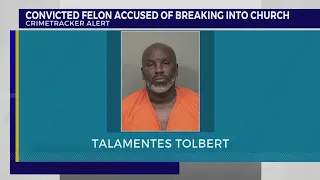 Repeat offender arrested after allegedly breaking into TN church