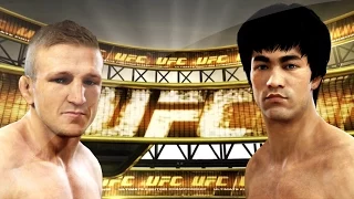 EA SPORTS UFC - TJ Dillashaw vs Bruce Lee CPU vs CPU Fight Simulation (Pro Difficulty)