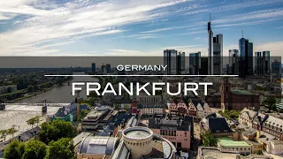 Frankfurt am Main, Germany  🇩🇪 by Drone [4K]