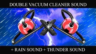 ★ Mix of 2 vacuum cleaner sounds + Rain sound + Thunder sound ★ Sleep sounds ★ Relaxing sound mix