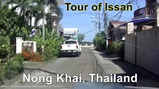 Tour on Issan - Trip 6, Day 3. Finally found Nong Khai's waterfront, it's not in the city.