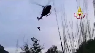 Rescuers search for hikers in gorge hit by flash flood in southern Italy