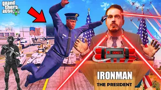 Franklin Become THE CHIEF OF POLICE & Try To Save The President Of LOS SANTOS GTA 5 !