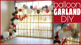 Balloon Garland DIY • affordable decor for your party or event