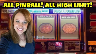 🔴All High Limit Pinball! 💰So Many Jackpots!! 💰