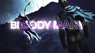 Cosmic Garou Edit - Bloody Mary __ 4K one punch men season 3 | anime balls deep | garou vs saitama