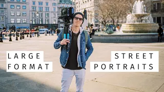 Large Format Street Portraits in London