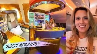 EMIRATES BUSINESS CLASS A380 REVIEW, London-Dubai