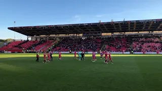 Full time at Pittodrie. Aberdeen 2-0 Hearts 16/10/22