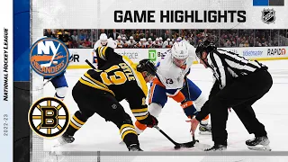 Islanders @ Bruins 12/13 | NHL Highlights 2022