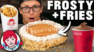 Josh Makes A Wendy's Frosty and French Fry Cheesecake