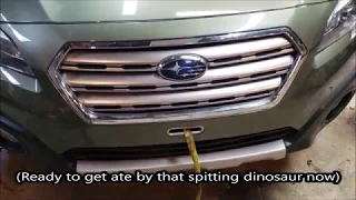 Installing a Winch on a Subaru