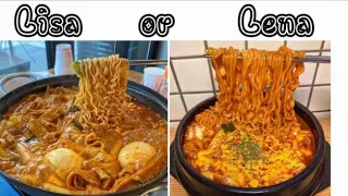Lisa or Lena Korean food edition 🍔