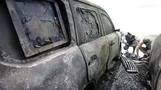 OSCE monitoring mission vehicles torched in eastern Ukraine