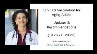 COVID Vaccine Boosters & Aging Adults: What to Know (10.28.21 Update)