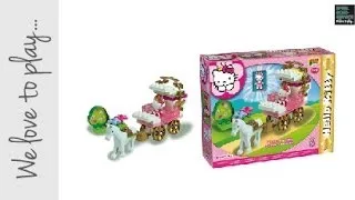 UNICO plus, unboxing and building-up, Hello Kitty Carriage, item 8678-00HK, EAN 8000796886781