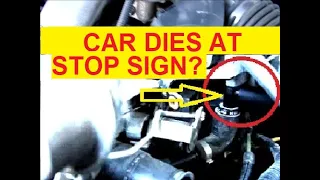 How To Fix it - Car dies at stop light with rough idle - Higher RPM flattens