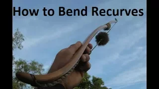 How to Recurve a self bow - Bow Building