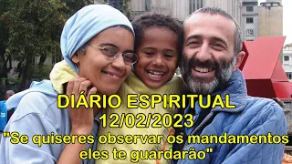 DIÁRIO ESPIRITUAL MISSÃO BELÉM - 12/02/2023 - Sir 15,16-21