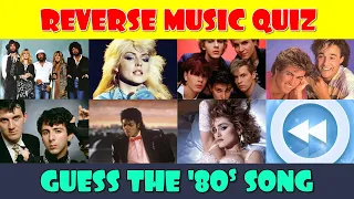 Reverse Music Quiz | Guess the 80s Songs Played Backwards Quiz