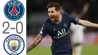 Psg vs Manchester city extended highlights & full match 2021