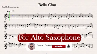 Bella Ciao - Play along for Alto Sax