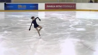 Alexandra Proklova, SP at practice, Russian Juniors 2014