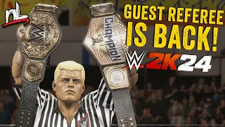 Special Referee Matches are AMAZING in WWE 2K24!