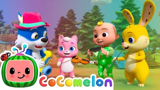 The 3 Little Colorful Friends | CoComelon Animal Time| Moonbug Kids - Color Time