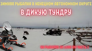 ЗИМНЯЯ РЫБАЛКА В ТУНДРЕ! / НАО! / ЧАСТЬ 1. / WINTER FISHING IN THE TUNDRA!