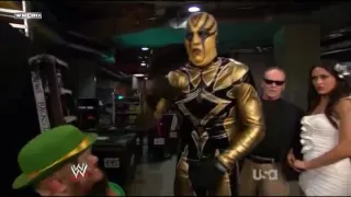 WWE Raw - Bellas, Jack Nicholson, GOLDUST and Hornswoggle Backstage