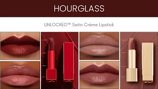 Sneak Peek!  HOURGLASS UNLOCKED™ Satin Créme Lipstick