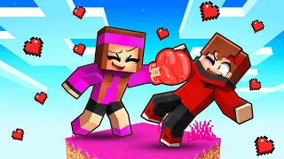 Coincée pour la ST-VALENTIN avec mon CRUSH sur Minecraft !