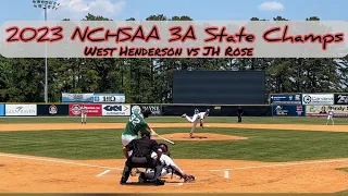 West Henderson vs JH Rose NCHSAA 3A State Championship Game 6/3/23 #baseball #nchsaa #umpire