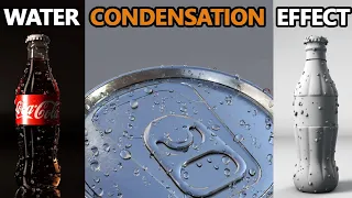 How to make water droplets on surface in Blender