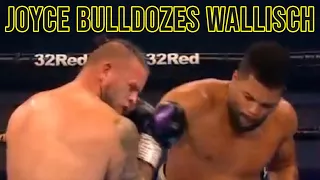 JOE JOYCE BULLDOZES WAY TO MICHAEL WALLISCH VICTORY