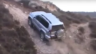 Toyota Land Cruiser Prado Off road Compilation Mud Sand Fails Hill Climb