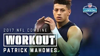 Patrick Mahomes' 2017 Combine Workout