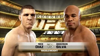 EA Sports UFC PS4 Nick Diaz Vs. Anderson Silva