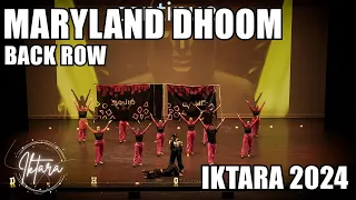 {Second Place} Maryland Dhoom | Back Row | Iktara 2024 | XOTV