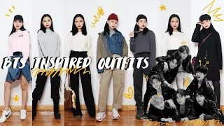 HOW TO DRESS LIKE BTS (방탄소년단) // INSPIRED OUTFITS