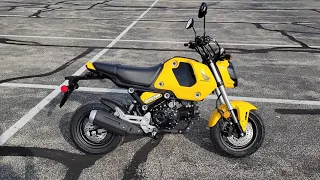 2022 Honda Grom Yellow @Honda Marysville Motorsports