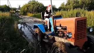 Самодельный трактор с дизелем Mercedes Как собирался homemade tractor