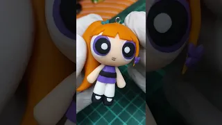 Let's make Hyein in PPG version! 💜🧡🦋✨ #newjeans #ppg #powerpuffgirls #polymerclay #kpop #supershy