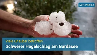 Hagelkatastrophe am Gardasee - 10 cm Durchmesser